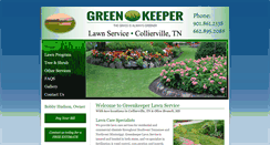 Desktop Screenshot of greenkeeperlawns.net