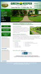 Mobile Screenshot of greenkeeperlawns.net